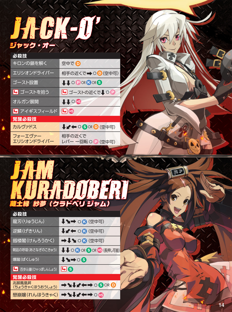 Guilty Gear Xrd Revelator Ps4版 取扱説明書